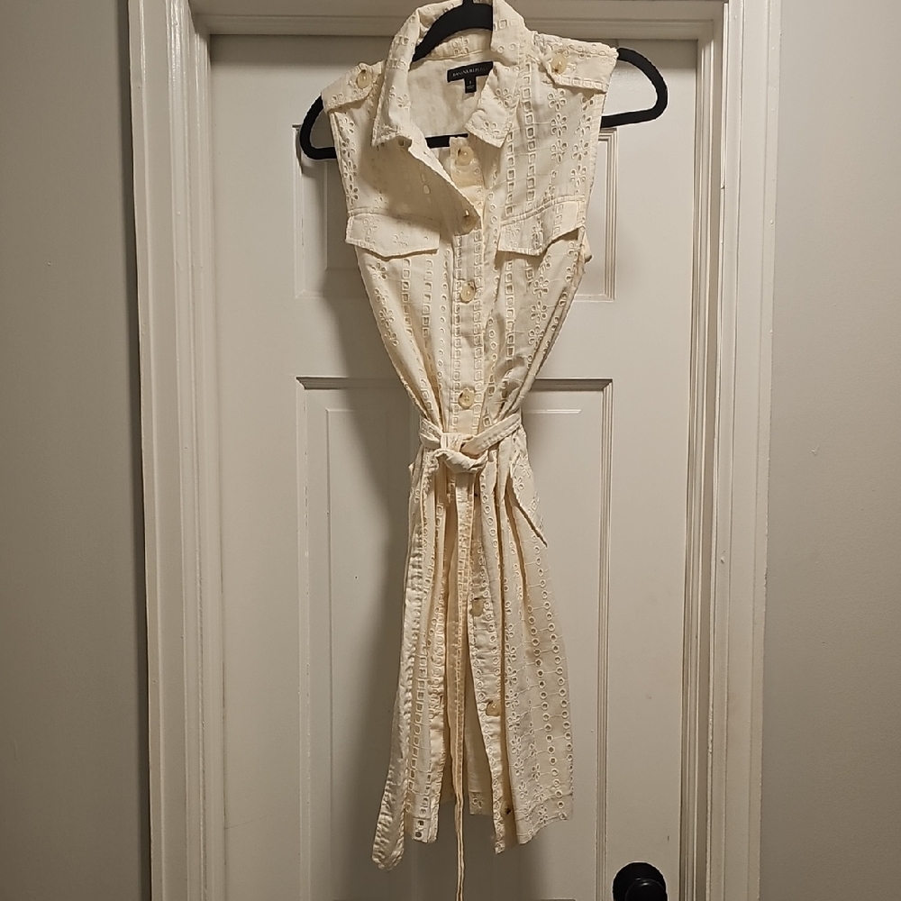 Banana Republic Sleeveless Button-Up Dress